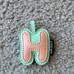 Baby 3 Mini Letter "H" Charm Only